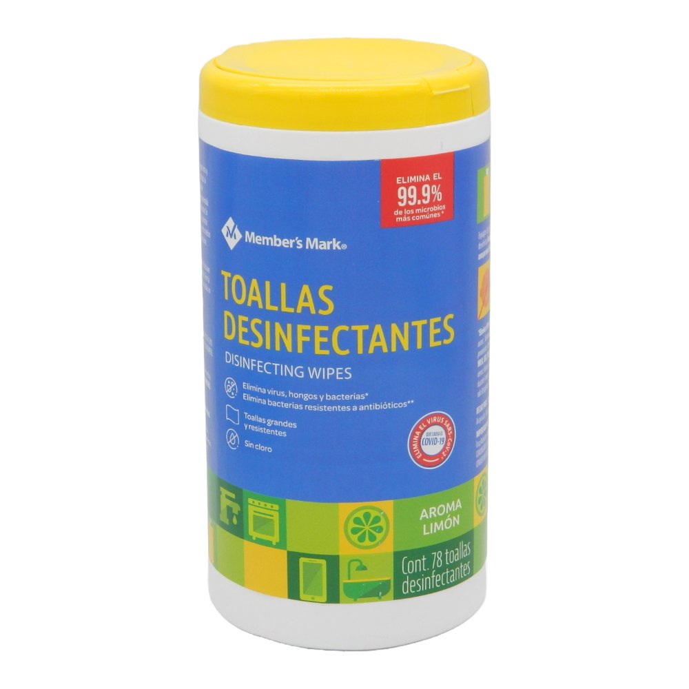 Toallitas Desinfectantes C/ 78 pzs Members