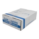 Bolsa Basura Negra Mediana 30 x 37 C/ 25 pzs C/ 20 Rollos 8 Micras Can Liners