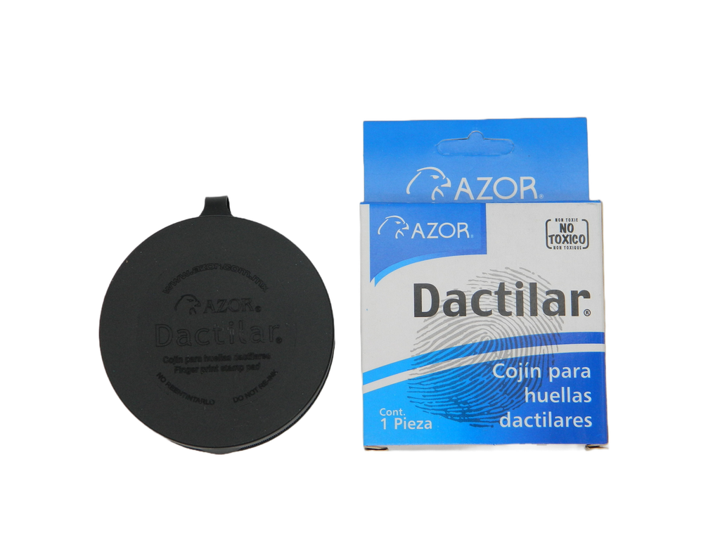 Cojin Dactilar Negro Azor