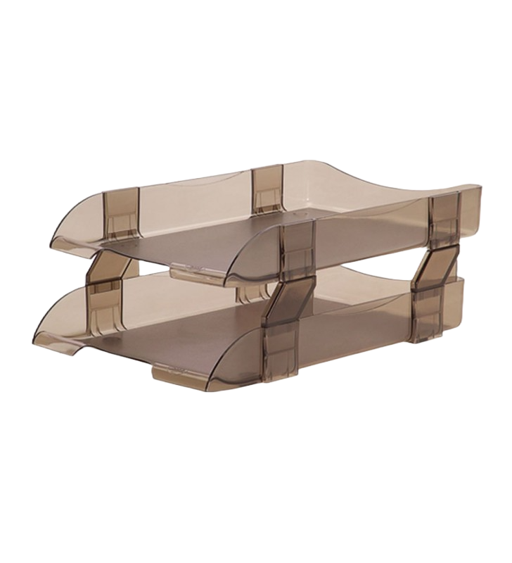 Charola Doble T/ Oficio Humo Sablon