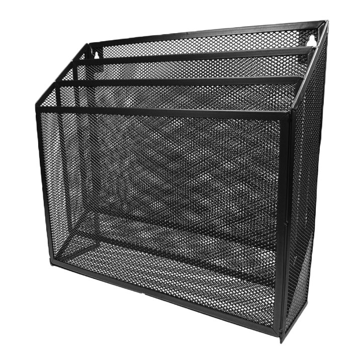 Clasificador Escalonado Organifolder Mesh Negro Sablon