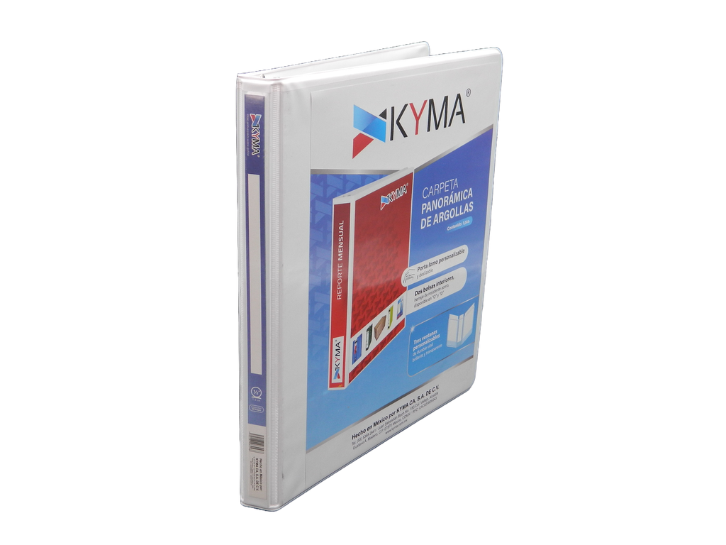Carpeta Vinil "O" 1/2" Blanca Kyma