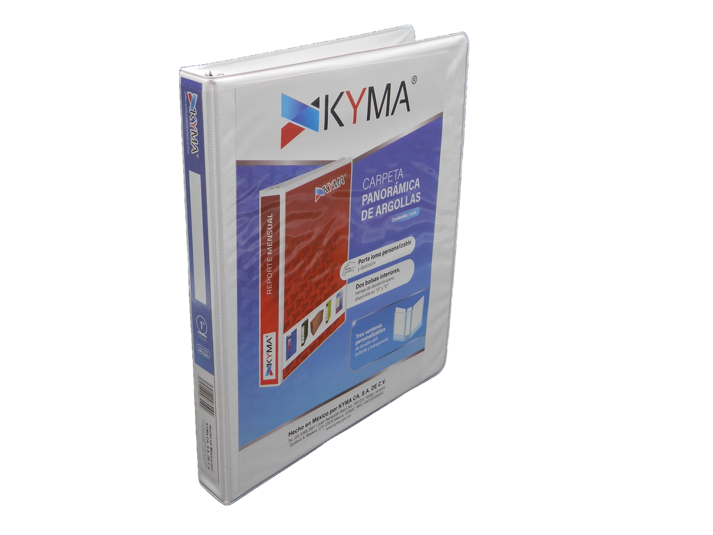 Carpeta Vinil "O" 1" Blanca Kyma