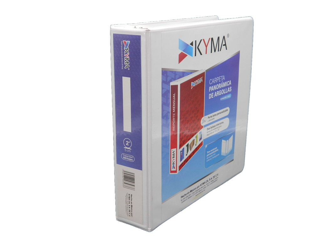 Carpeta Vinil "O" 2" Blanca Kyma