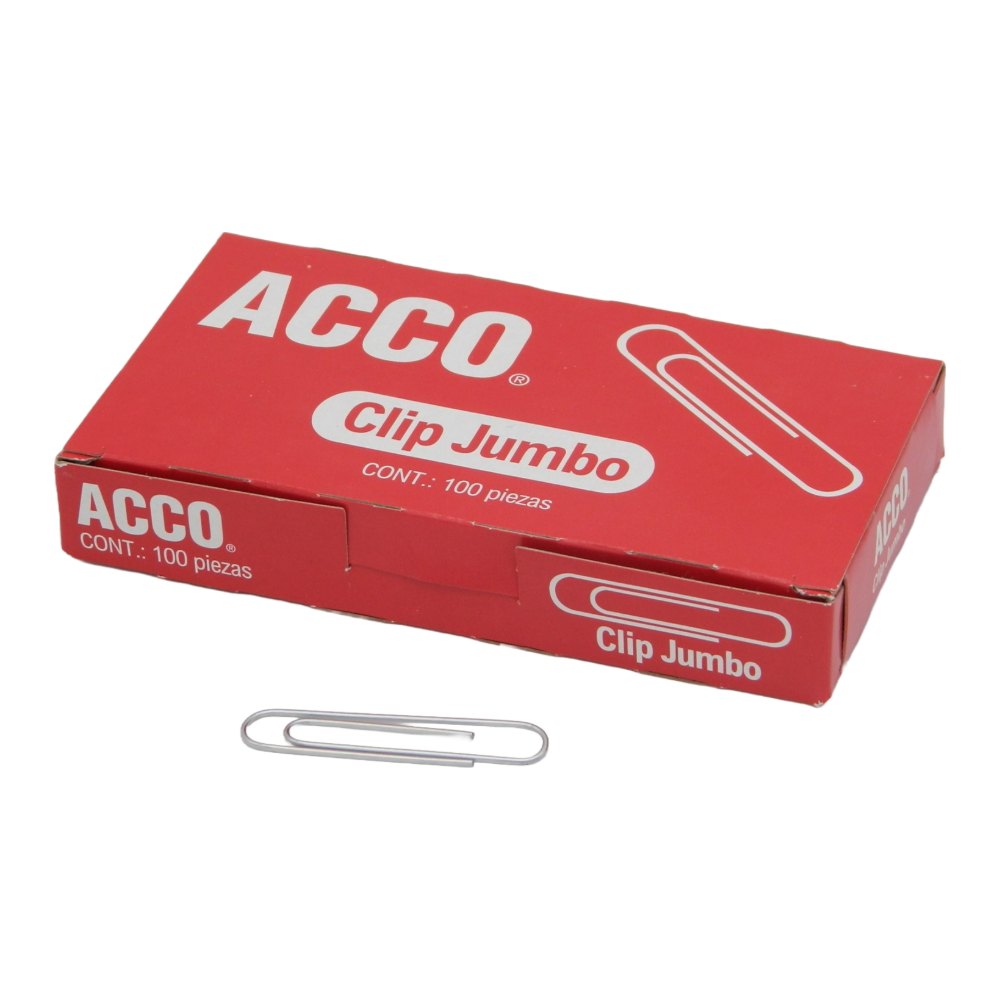 Clip Jumbo C/ 100 pzs Acco