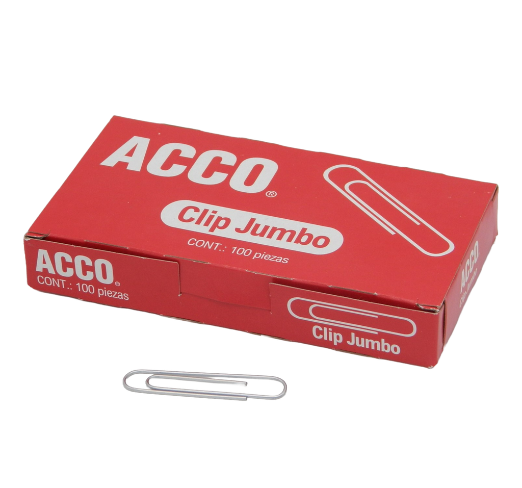 Clip Jumbo C/ 100 pzs Acco