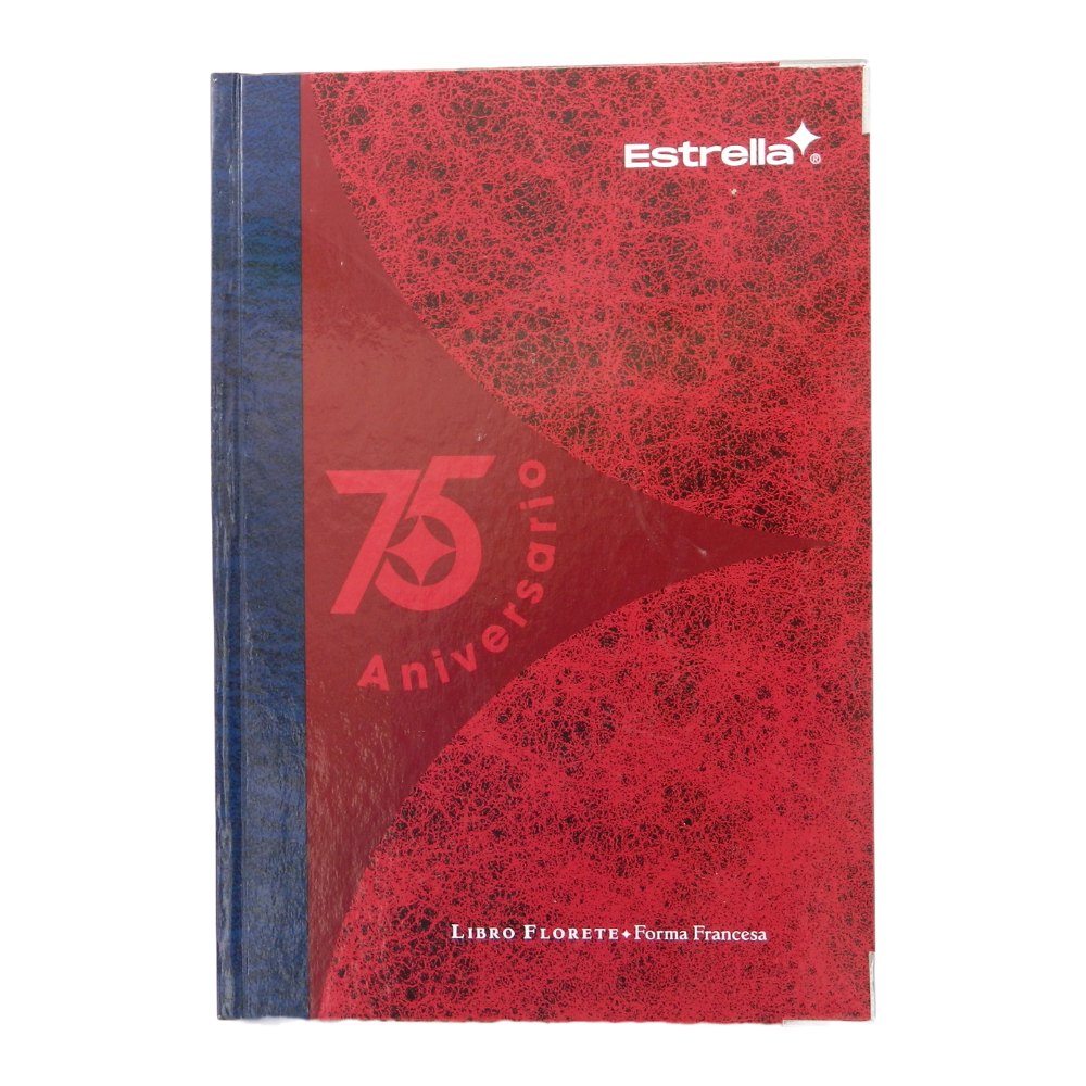 Libro Florete F/ Francesa Actas C/ 192 hjs Estrella