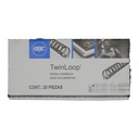 Arillo Metalico 1/4" Negro C/ 20 pzs Gbc