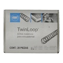 Arillo Metalico 1" Negro C/ 20 pzs Gbc