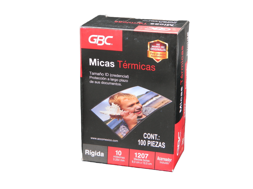 Mica Termica 9 x 13.5 1207 C/ 100 pzs Gbc