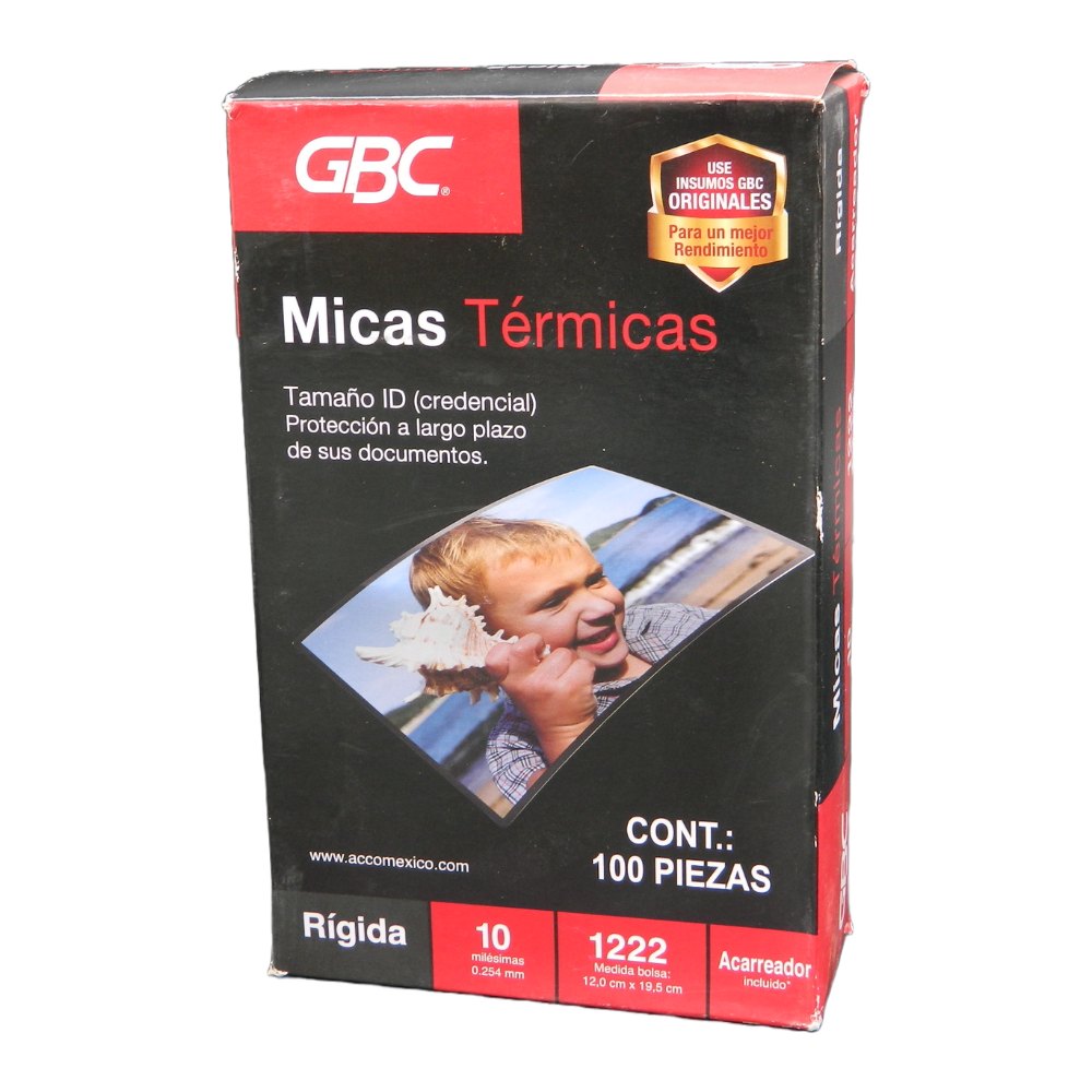 Mica Termica 12 x 19.5 1222 C/ 100 pzs Gbc