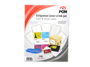 Etiqueta Laser Blanca T/ Carta C/ 100 hjs Pcm