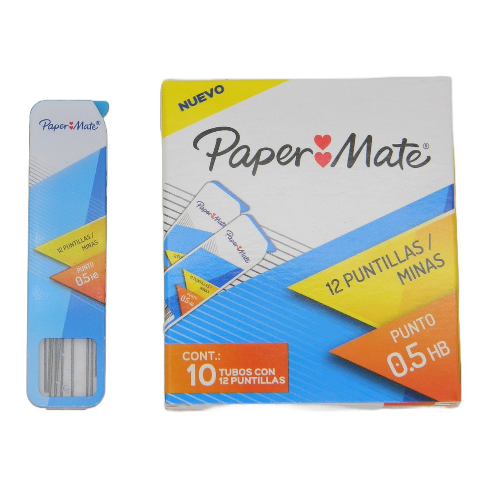 Puntillas Wearever 0.5 mm C/ 12 puntillas C/ 10 pzs Newell