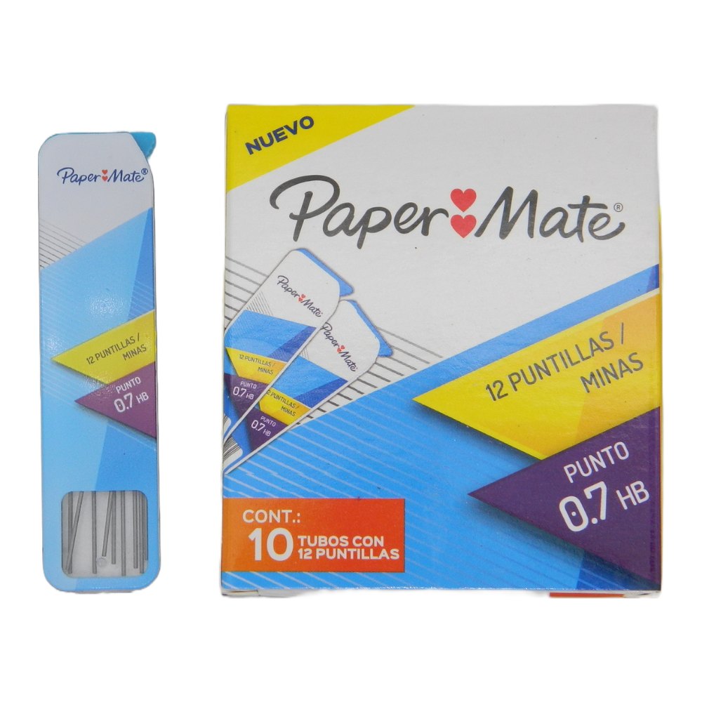 Puntillas Wearever 0.7 mm C/ 12 puntillas C/ 10 pzs Newell