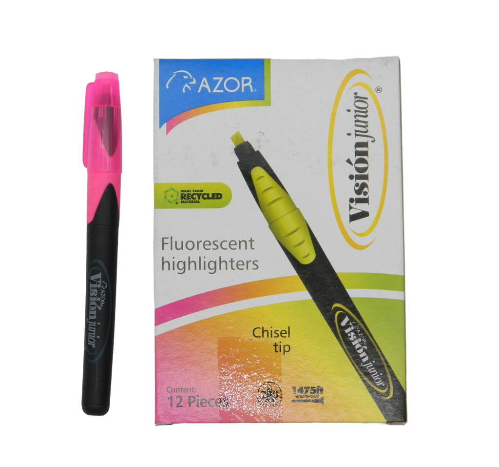 Marcatexto Vision Jr Rosa C/ 12 pzs Azor