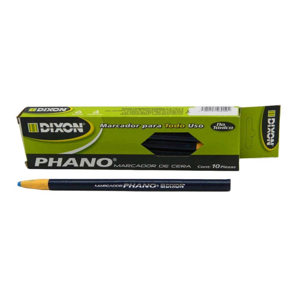 Marcador Cera Phano Azul C/ 10 pzs Dixon