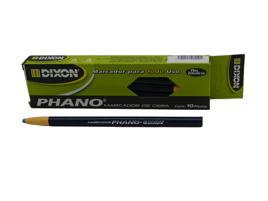 Marcador Cera Phano Azul C/ 10 pzs Dixon
