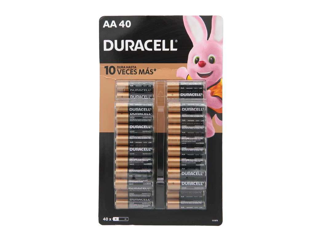 Pila Duracell AA C/ 40 pzs 