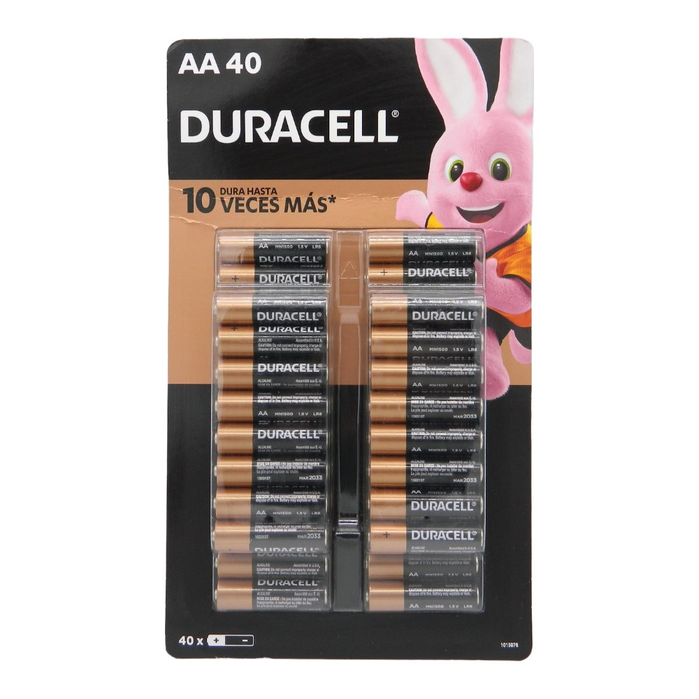 Pila Duracell AA C/ 40 pzs