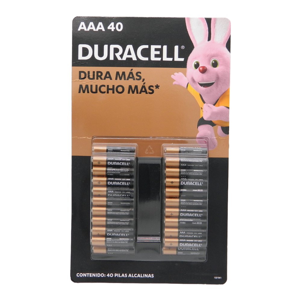 Pila Duracell AAA C/ 40 pzs