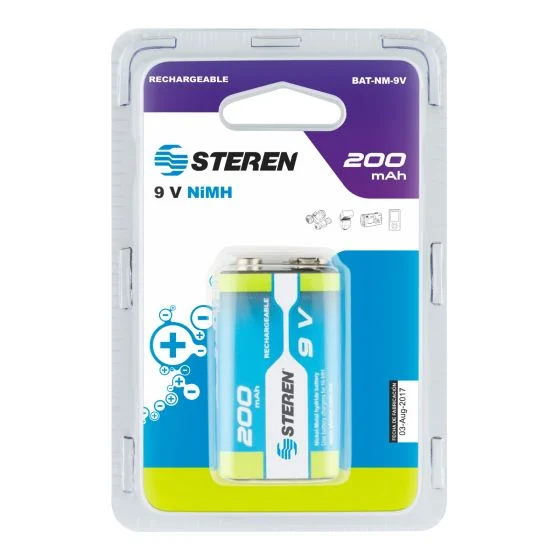 Pila Recargable 9V Steren