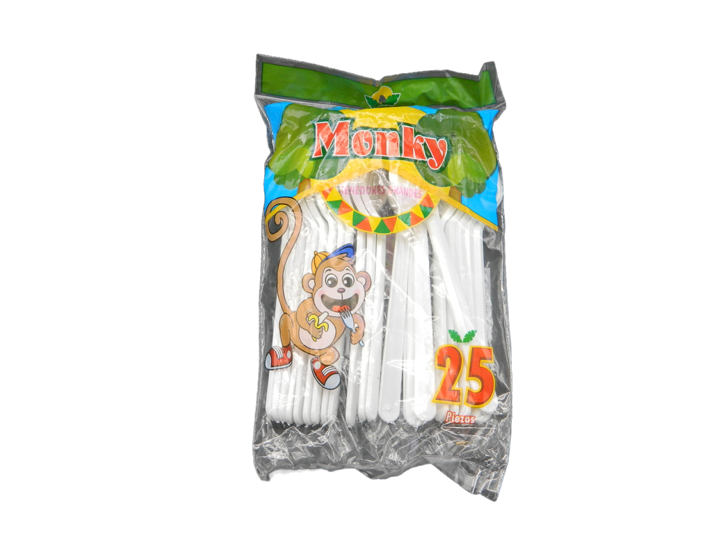 Tenedor Grande C/ 25 pzs C/ 40 pqts Monky