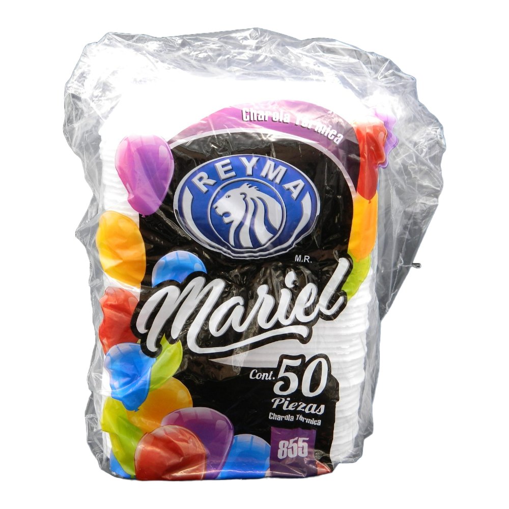 Charola Termica Nachos C/ 50 pzs C/ 10 pqts Reyma