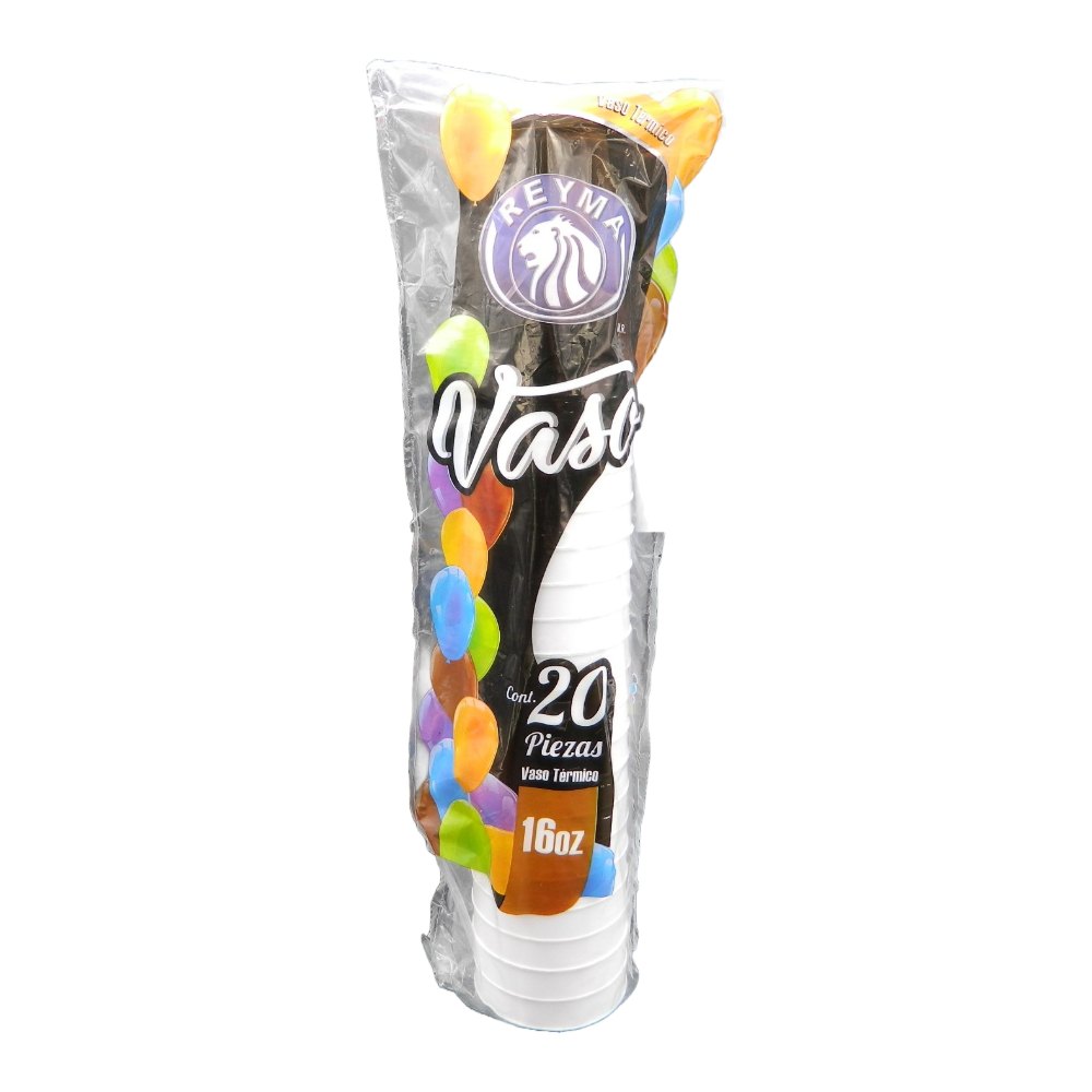 Vaso Termico #16 C/ 20 pzs C/ 40 pqts Reyma