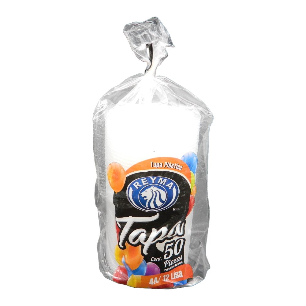 Tapa P/ Vaso Termico #12 C/ 50 pzs C/ 40 pqts Reyma