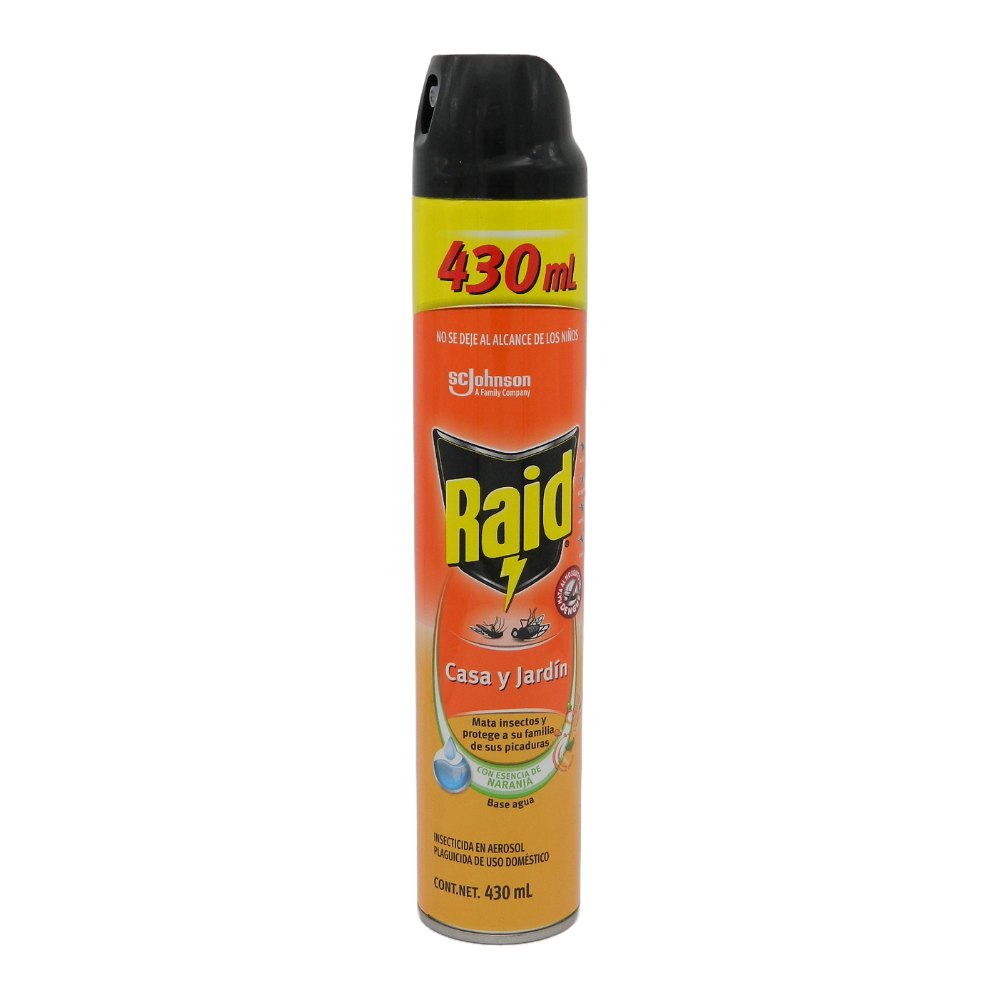 Insecticida Raid Casa y Jardin 430 ml