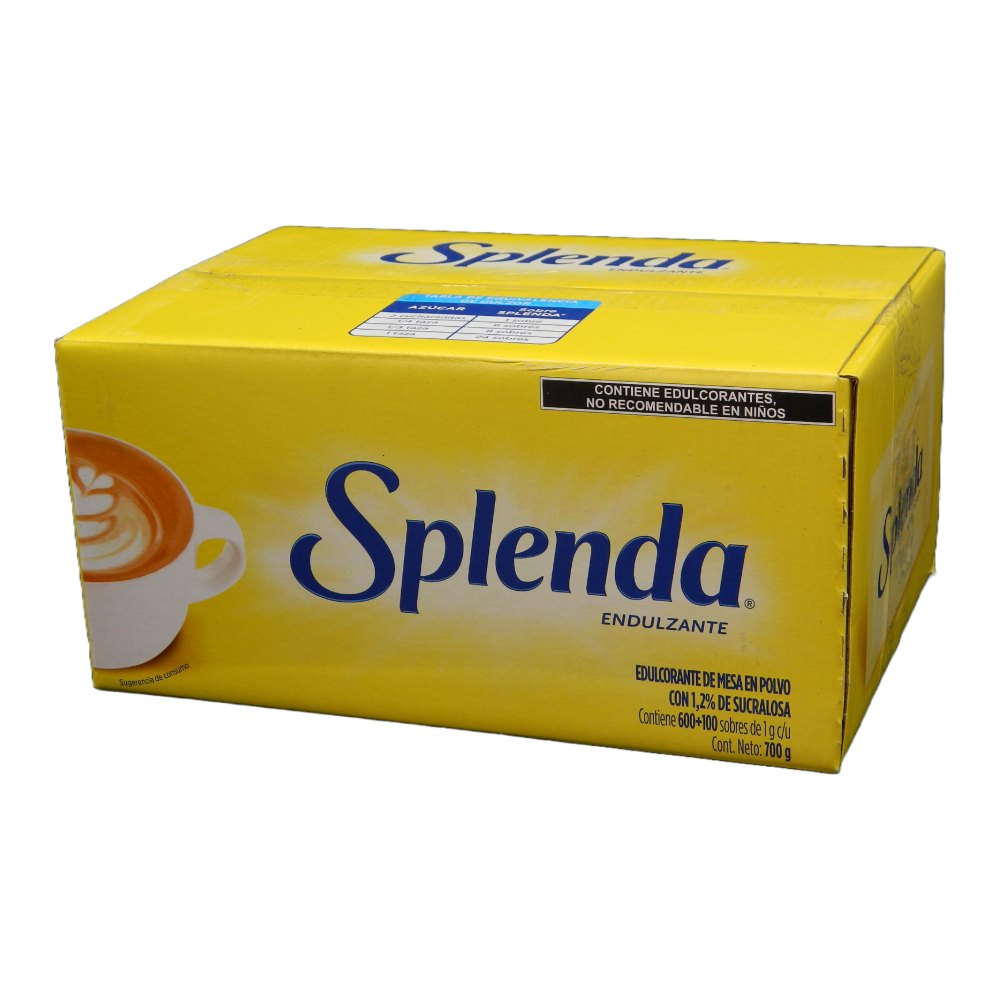 Endulzante Splenda 1 gr C/ 600 sobres
