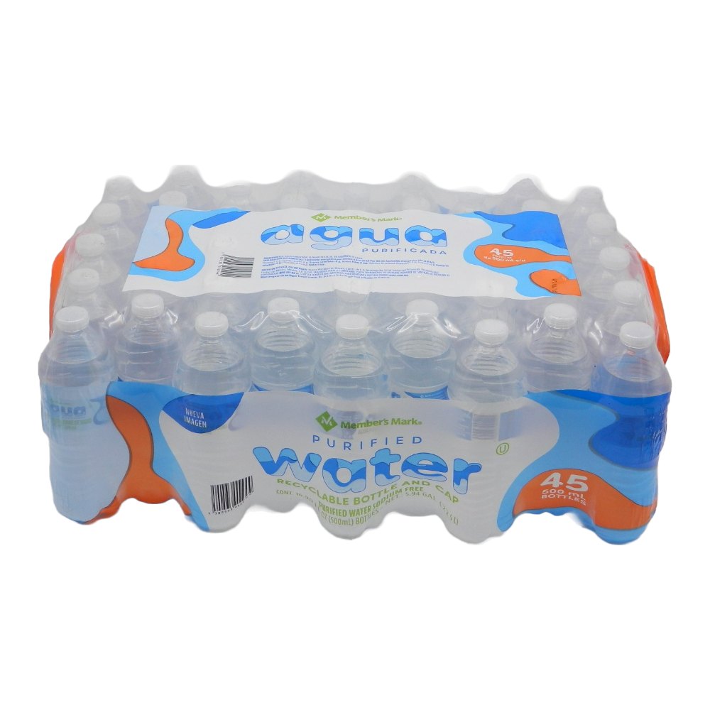 Agua Purificada 500 ml C/ 45 pzs Members