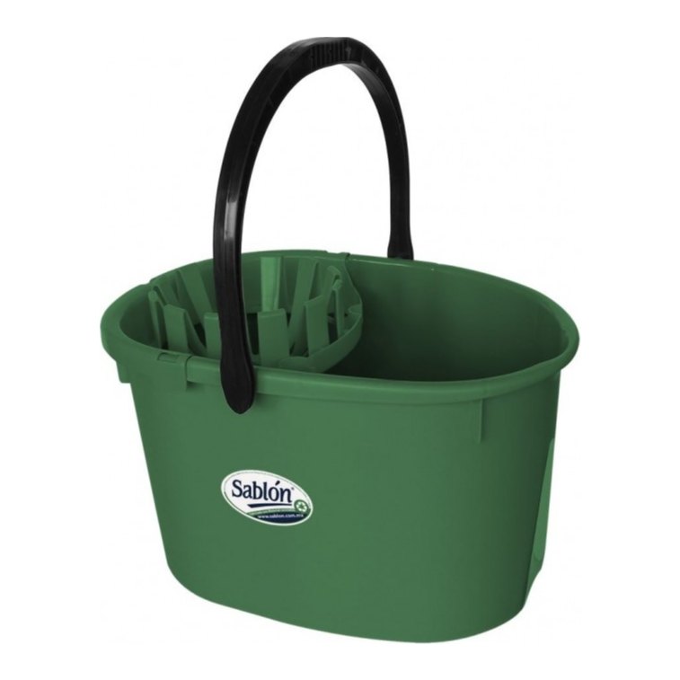 Cubeta Exprimidora 19 Lts Verde Sablon