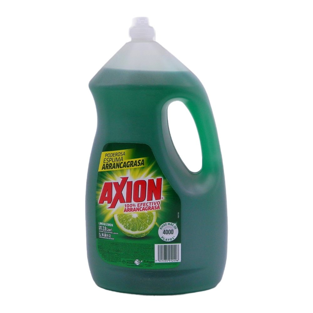 Lavatrastes Liquido Axion Limon 2.8 Lts