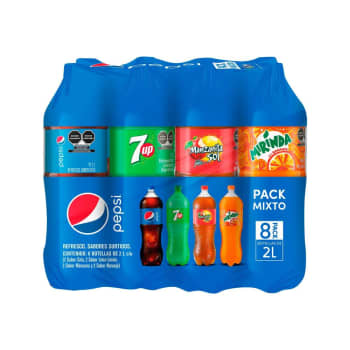 Refresco Pepsi Mix 2 Lts C/ 8 pzs