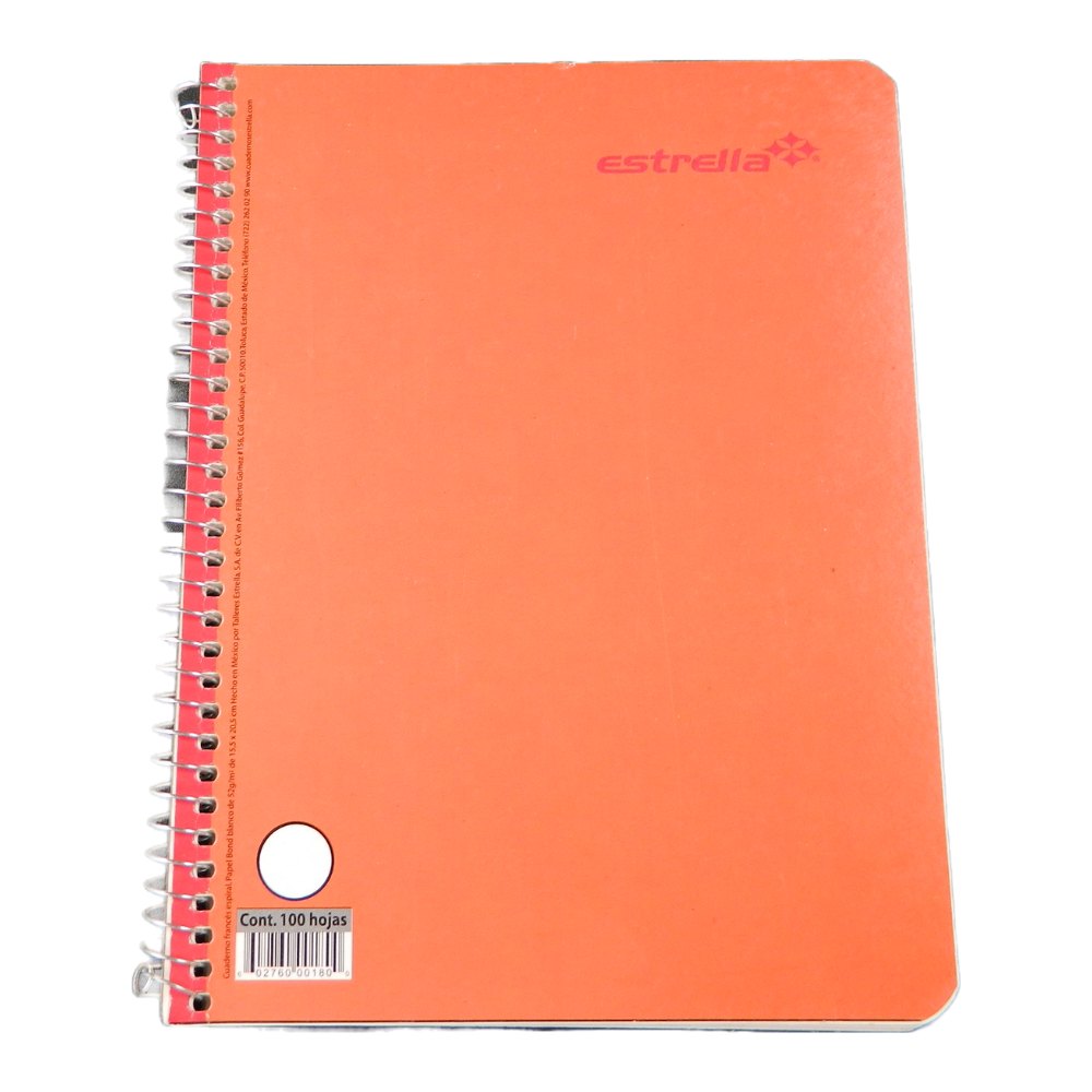 Cuaderno F/ Francesa Blanco C/ 100 hjs Estrella