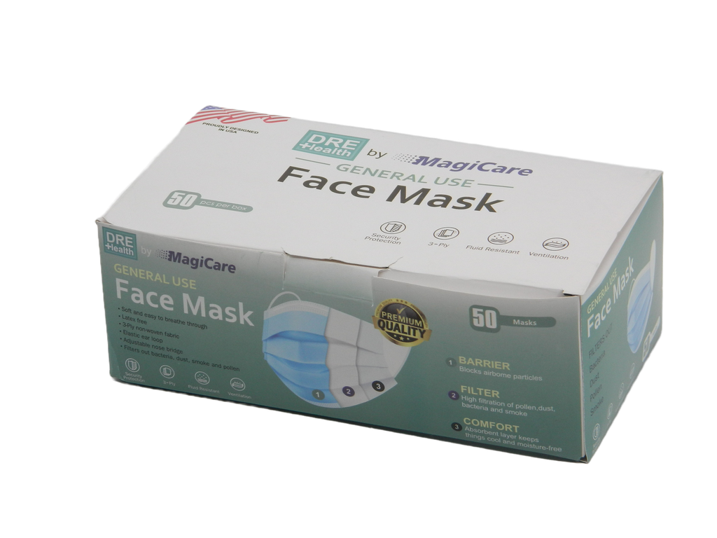 Cubrebocas Tricapa Termosellado C/ 50 pzs