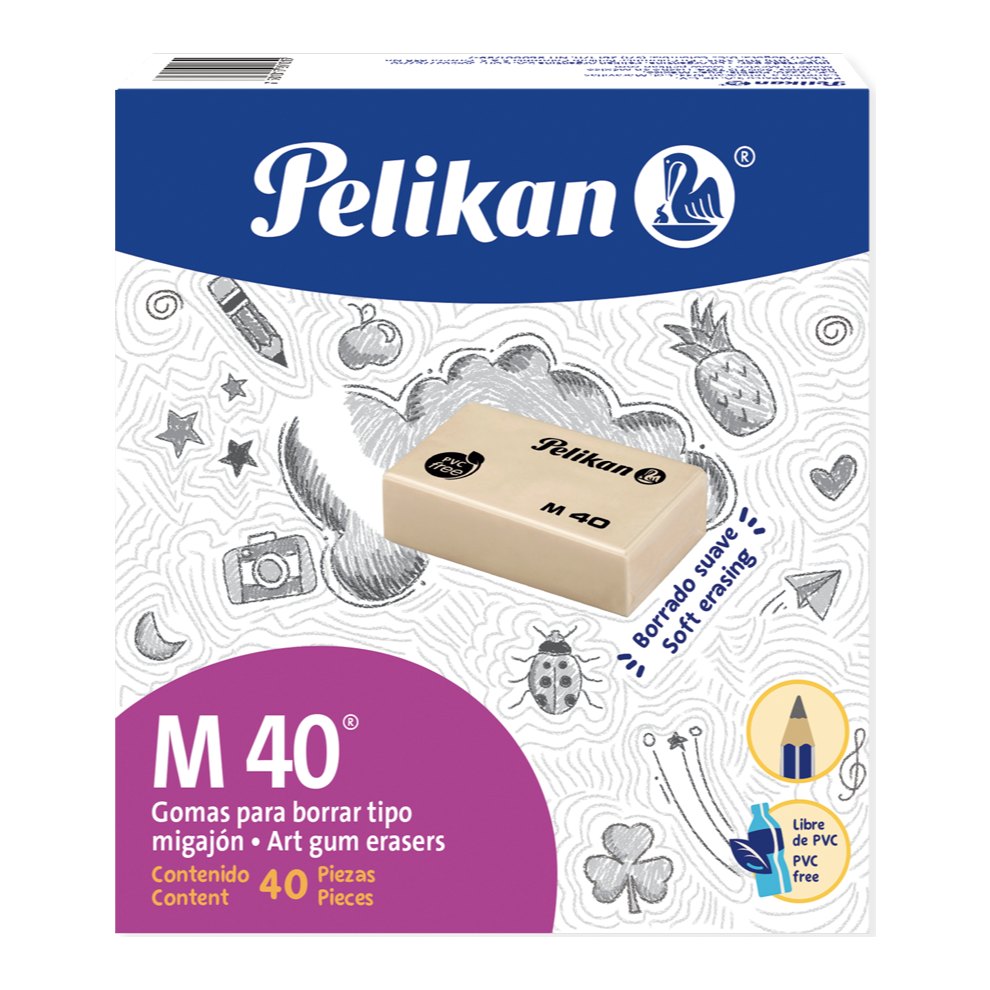 Borrador Migajon M40 C/ 40 pzs Pelikan