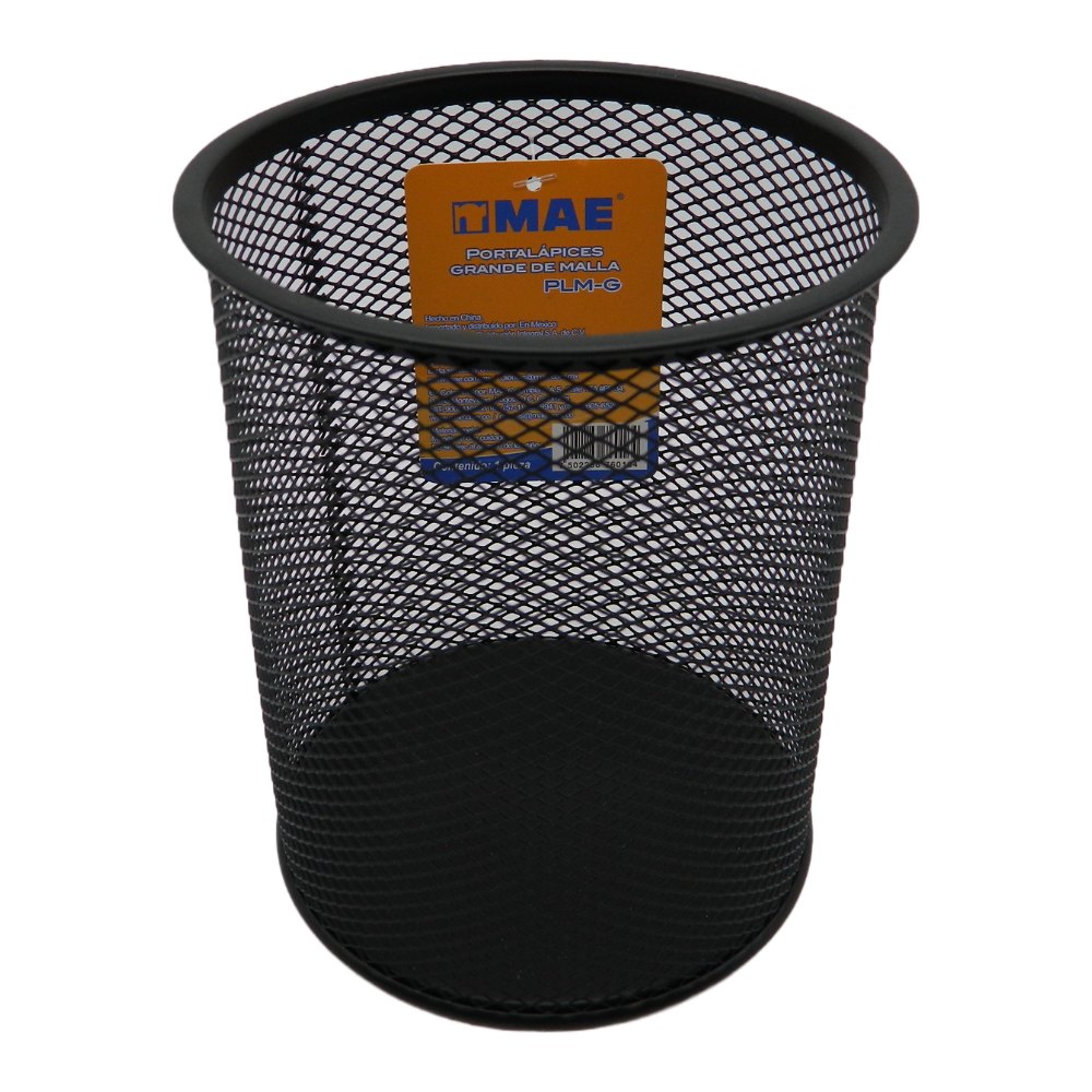 Porta Lapiz Grande Mesh Negro Mae