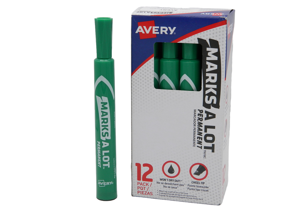 Marcador Marksalot Verde C/ 12 pzs Avery