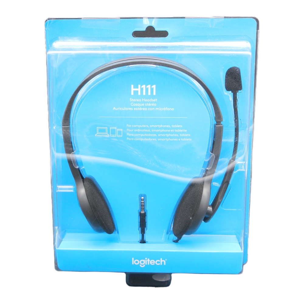Audifonos Diadema C/ Microfono Gris H111 Logitech