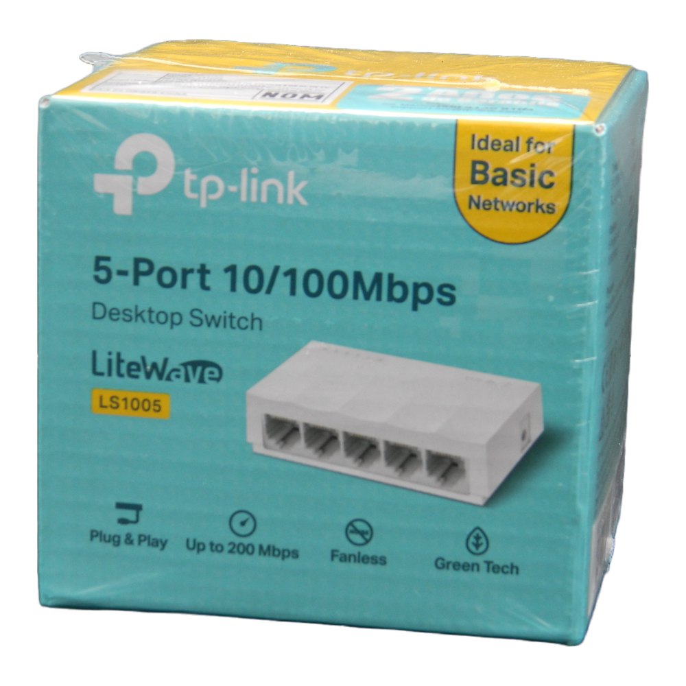 Switch Fast Ethernet C/ 5 Puertos Tp-Link