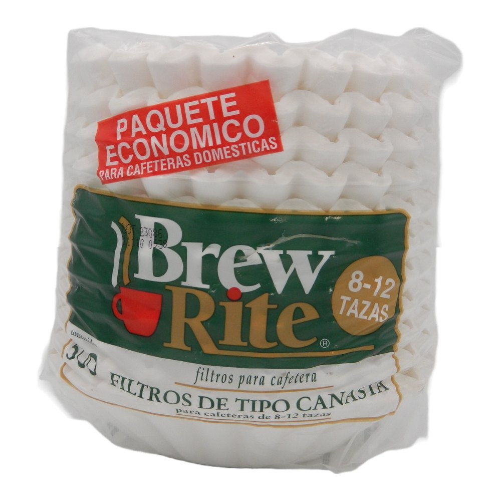 Filtro P/ Café 8 a 12 Tazas C/ 500 pzs Brew