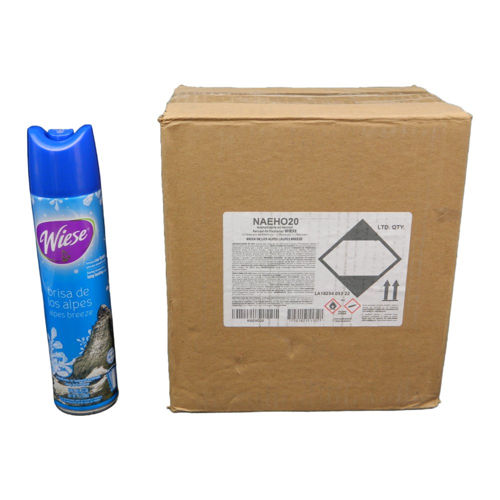 Aromatizante Aerosol 400 ml Brisa Alpes C/ 12 pzs  Wiese
