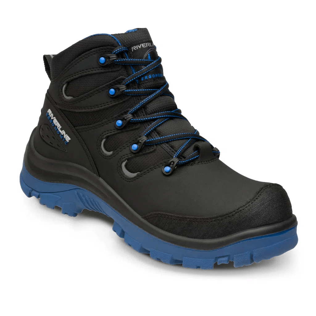 Bota Casual Industrial Micropiel Dielectrico C/ Punta Azul Energy Riverline