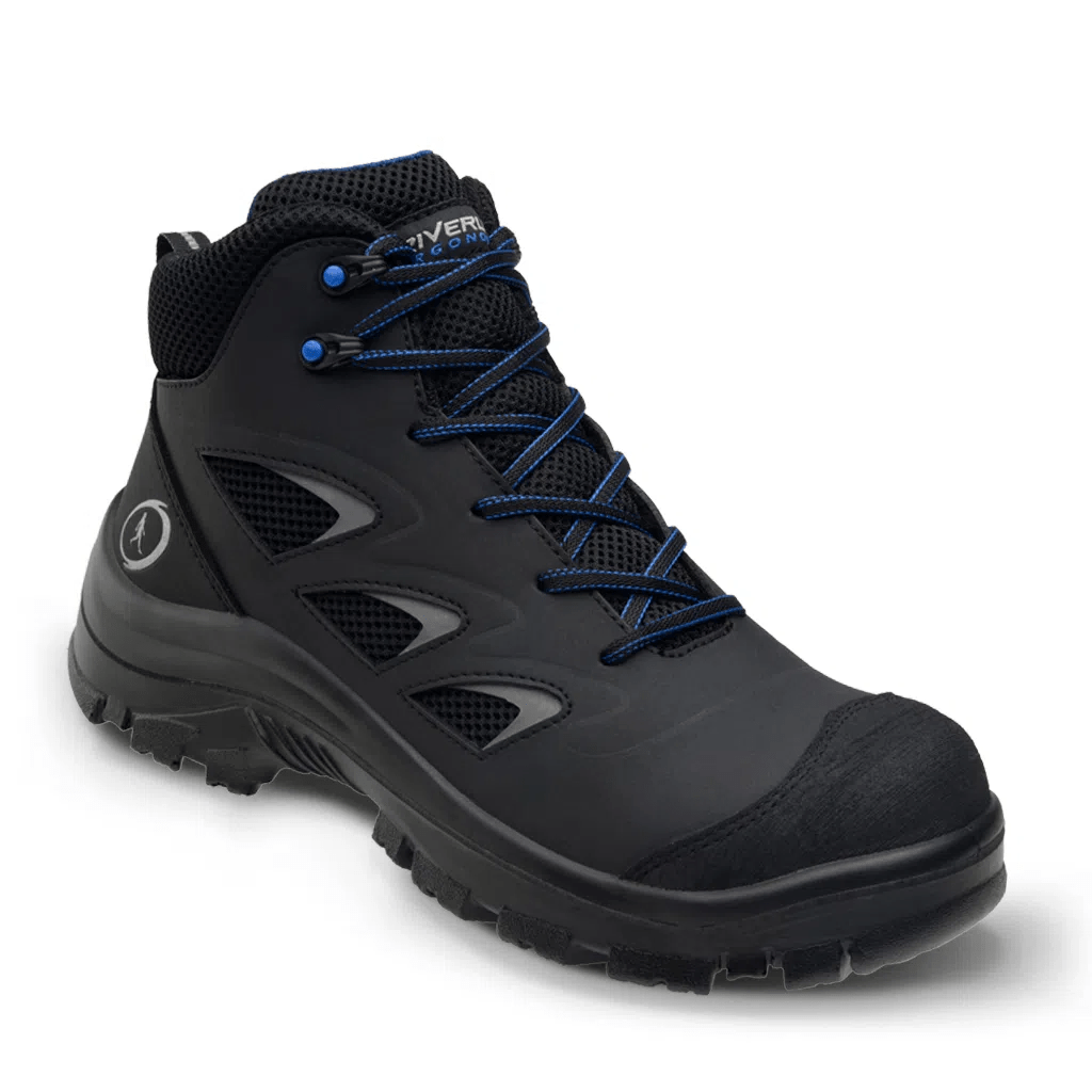 Bota Casual Industrial Micropiel Dielectrico C/ Punta Negro Spyg2 Riverline