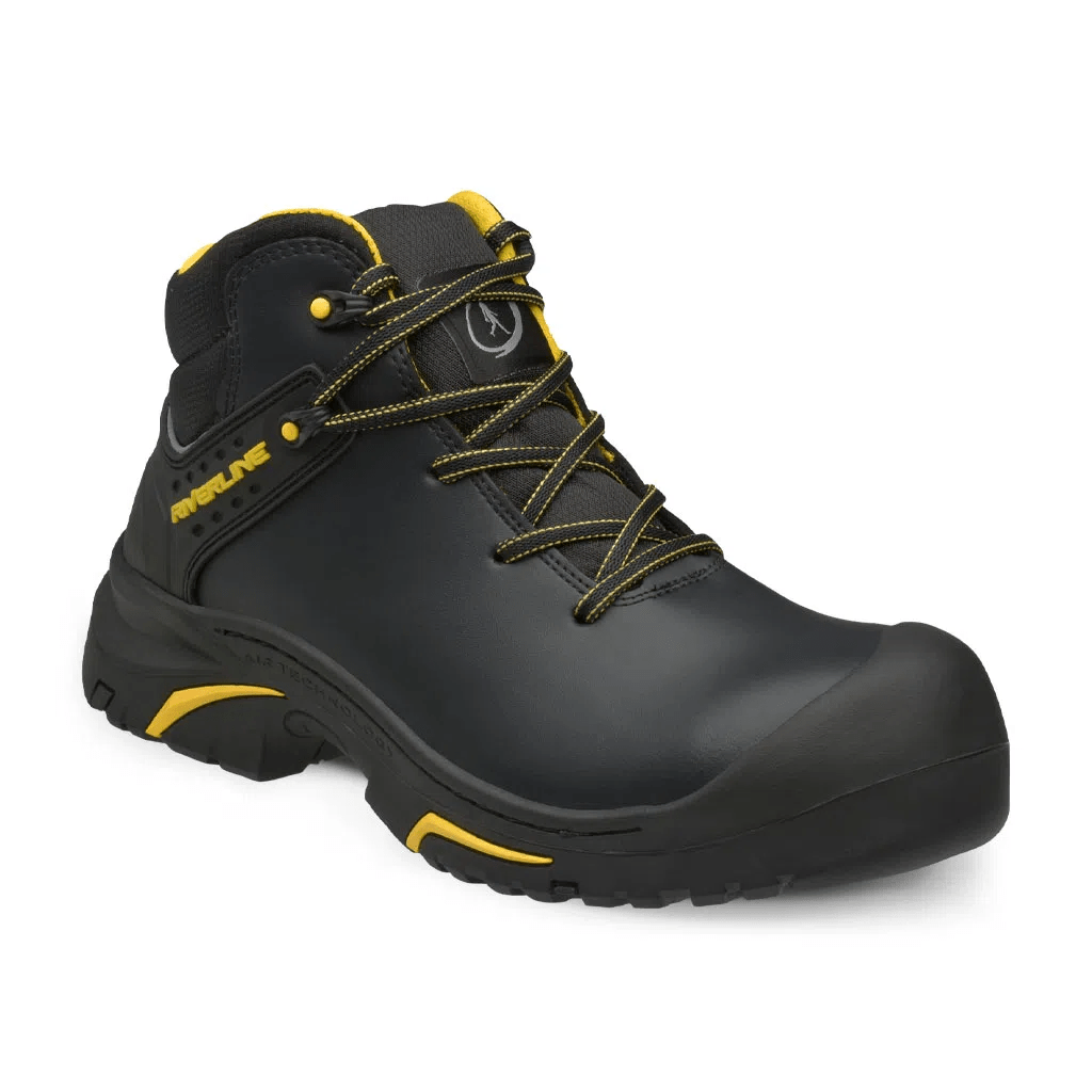 Bota Industrial Micropiel Dieletrico C/ Punta Negro Power Pro Riverline