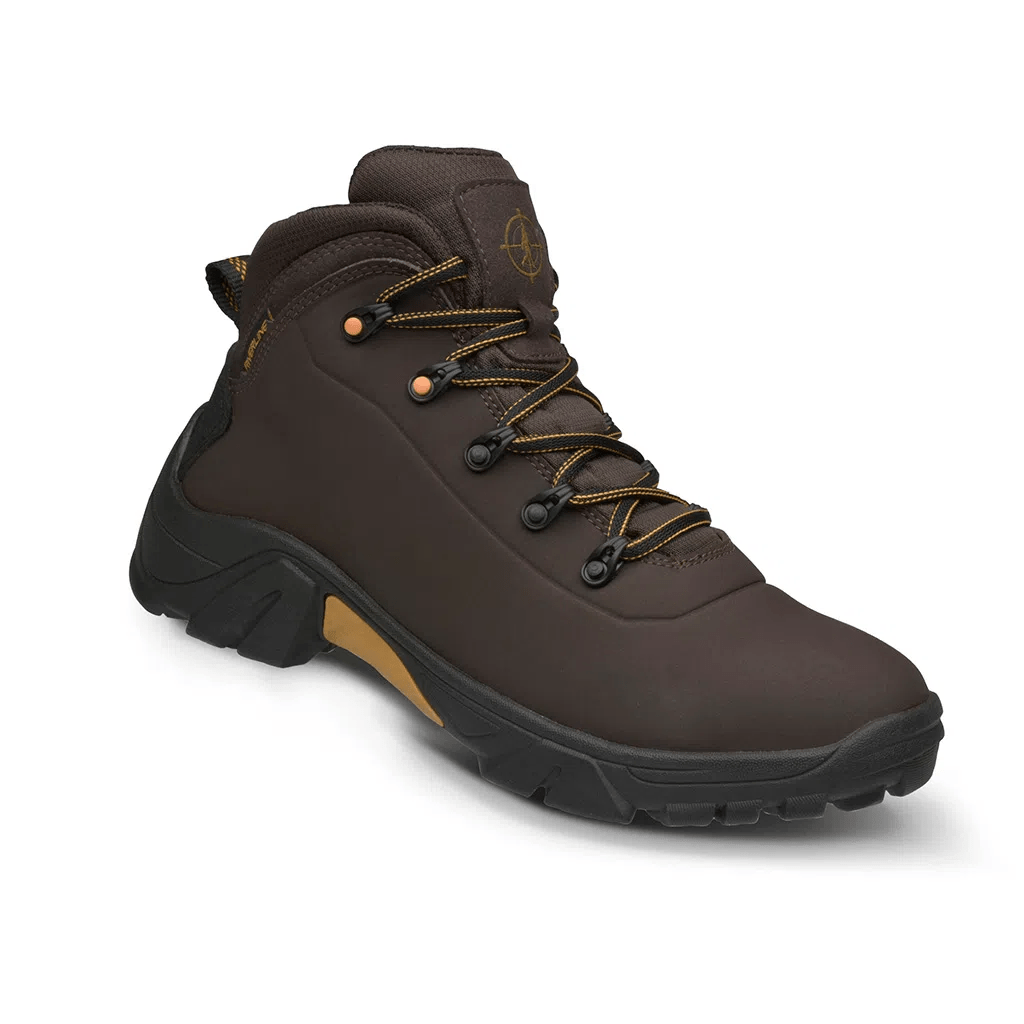 Bota Trabajo Micropiel Dielectrico Cafe Hiking Riverline