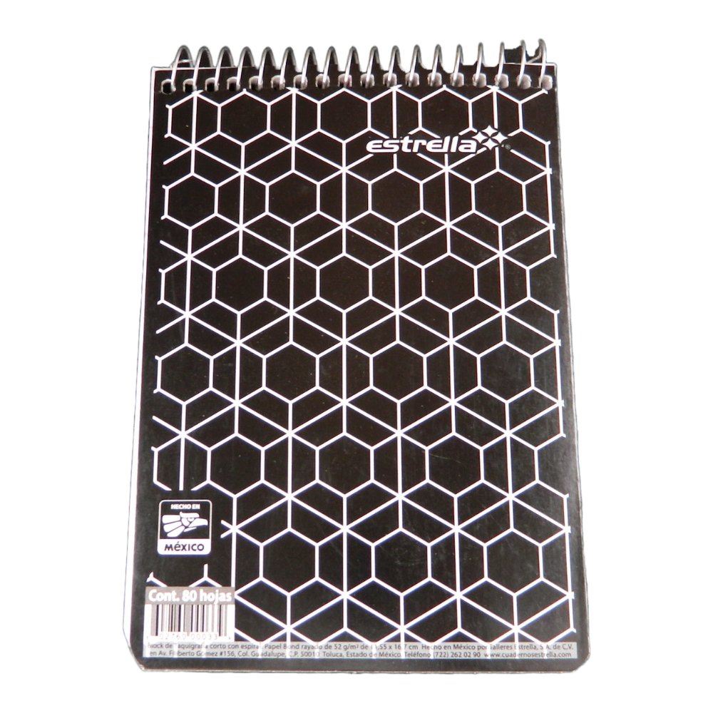 Libreta Taquigrafia Corta C/ 80 hjs Estrella