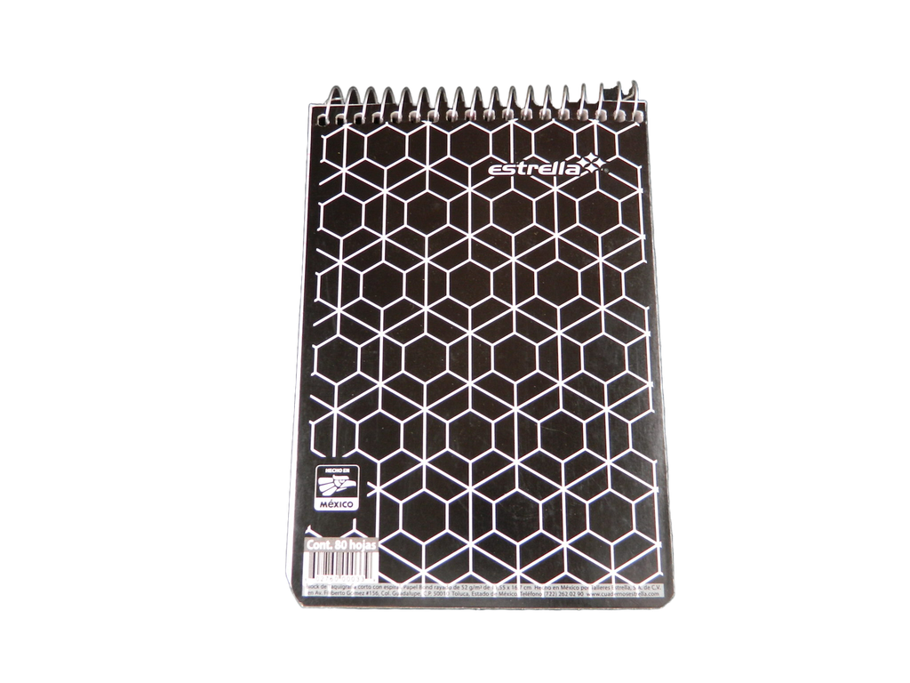 Libreta Taquigrafia Corta C/ 80 hjs Estrella